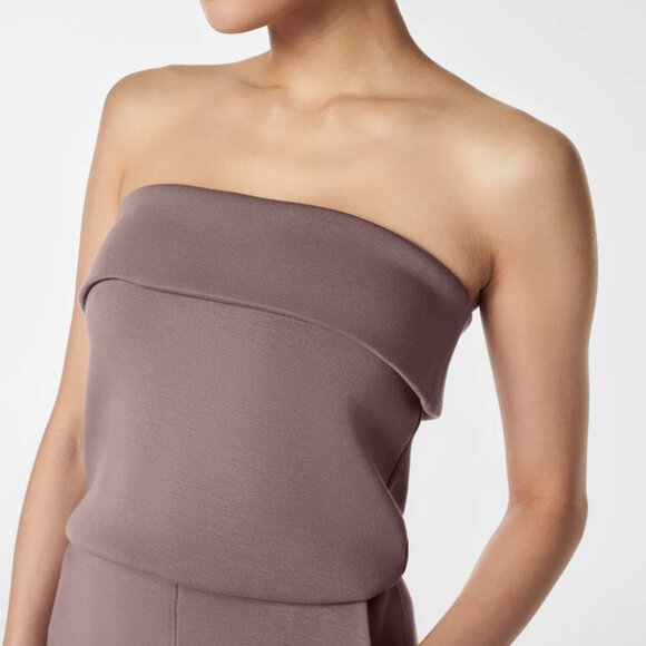 NWT - SPANX® Air Essentials Strapless Jumpsuit Smoke - Size: XLarge - Picture 2 of 4